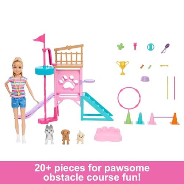 Barbie Signature Doll, 65th Anniversary Collectible with Blonde Hair, Black & White Gown, Sapphire Gem Earrings & Sunglasses