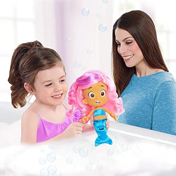Bubble Guppies Splash and Surprise Molly Bath Doll, Kids Toys for Ages 3 Up by Just Play