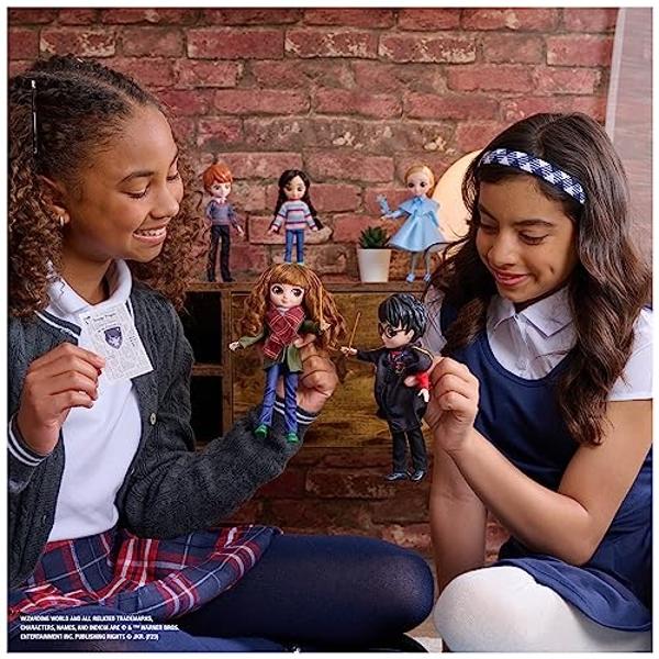 Wizarding World Harry Potter, 8-inch Harry Potter & Hermione Granger Dolls & Accessories Gift Set, over 20 Pieces, Kids Toys for Ages 6 and up