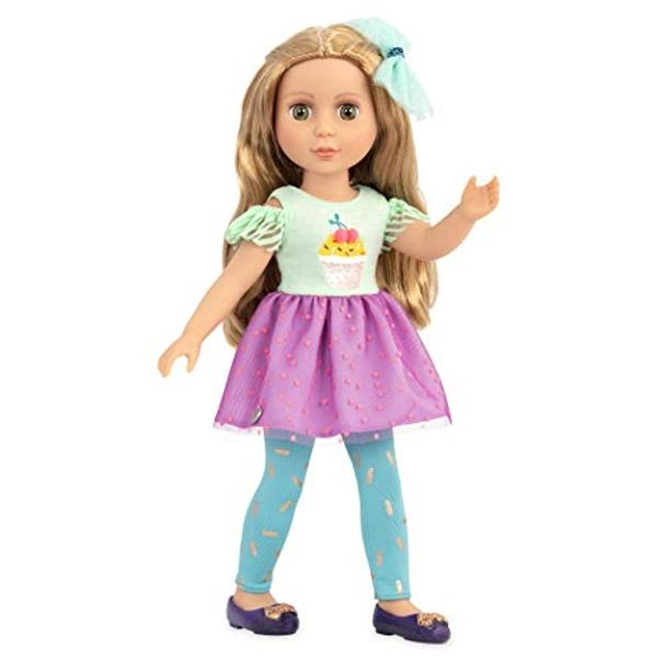 Barbie Doll Leopard Rainbow Hair with Color-Change Highlights & 16 Styling Accessories Including Clothes, Scrunchies, Brush & More