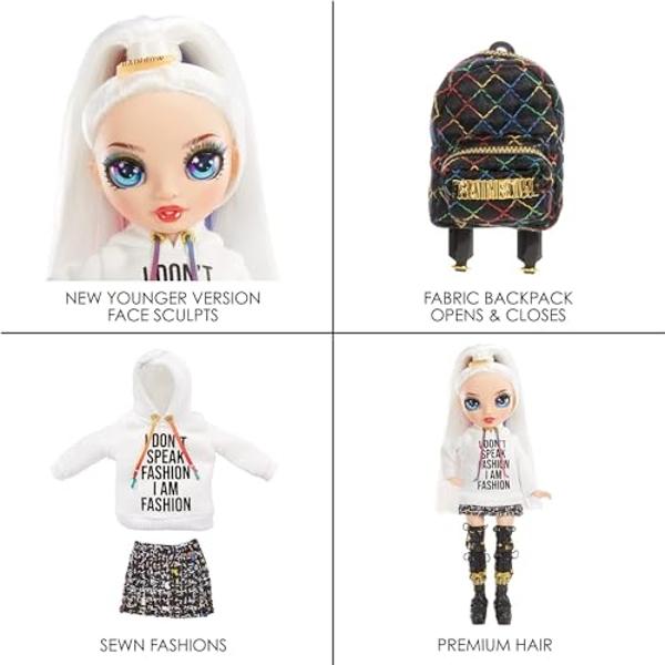 Rainbow High Jr High Series 2 Amaya Raine- 9" Rainbow Posable Fashion Doll with Designer Accessories and Open/Close Backpack. Great Toy Gift for Kids Ages 6-12 Years Old & Collecto