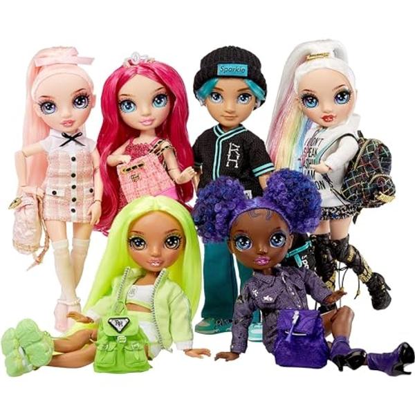 Rainbow High Jr High Series 2 Amaya Raine- 9" Rainbow Posable Fashion Doll with Designer Accessories and Open/Close Backpack. Great Toy Gift for Kids Ages 6-12 Years Old & Collecto