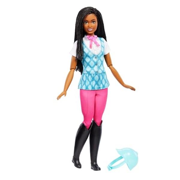 Barbie “Brooklyn” Doll & Accessories from Barbie Mysteries: The Great Horse Chase, Includes Fashion Doll, Removable Riding Outfit & Helmet
