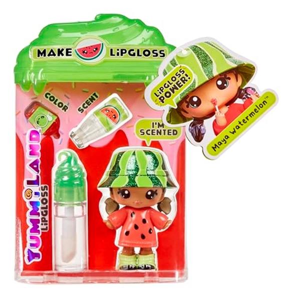 Yummiland Lipgloss Doll- Maya Watermelon, Ages 4+