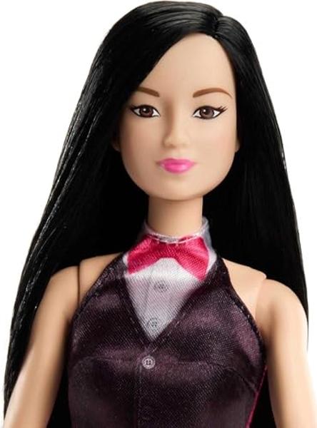 Barbie Careers Fashion Doll & Accessories, Violinist Musician Wearing Removable Performance Outfit with Violin & Bow