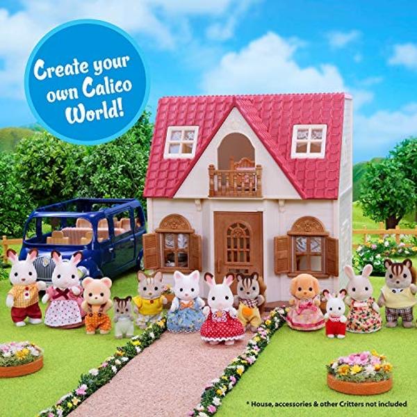 Calico Critters Persian Cat Family - Set of 4 Collectible Doll Figures for Children Ages 3+