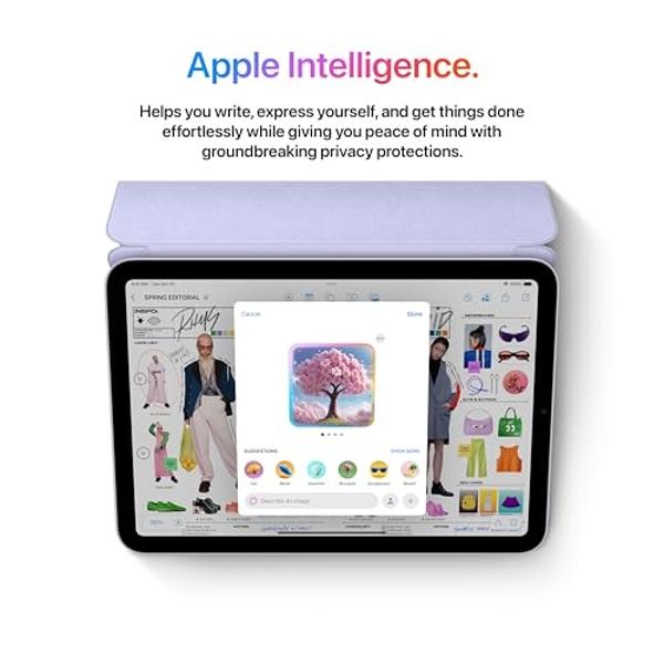 Apple iPad mini (A17 Pro): Apple Intelligence, 8.3-inch Liquid Retina Display, 256GB, Wi-Fi 6E, 12MP Front/12MP Back Camera, Touch ID, All-Day Battery Life — Purple