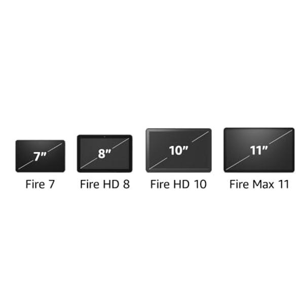 Amazon Fire HD 8 tablet, 8” HD Display, 3GB memory, 32GB, designed for portable entertainment, Hibiscus, (2024 release)