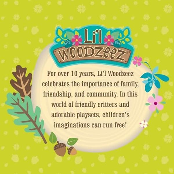Li'l Woodzeez Owl Family Set – Whooswhoo Owls with Storybook – 5pc Toy Set with Miniature Animal Figurines – Family Toys and Books for Kids Age 3+