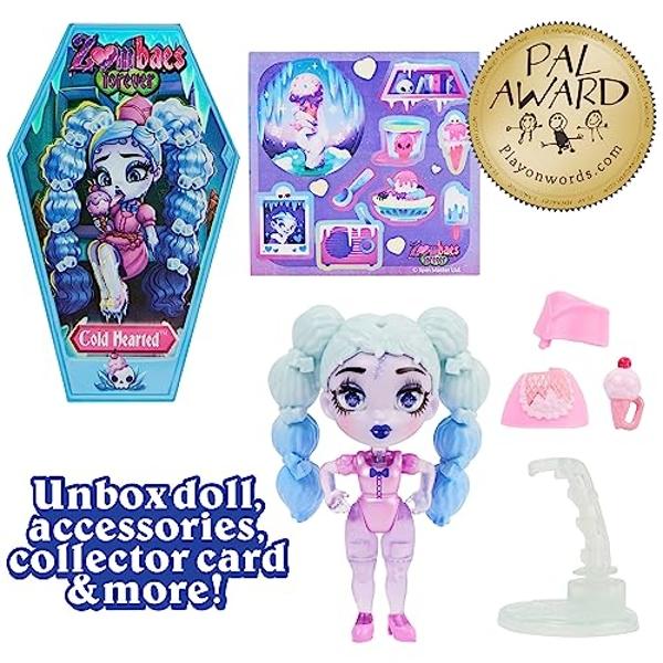 Zombaes Forever, Surprise Collectible Zombie Figure, Doll Accessories & Coffin (Styles May Vary), 3.5-inch, Girls Gifts, Kids Toys for Girls