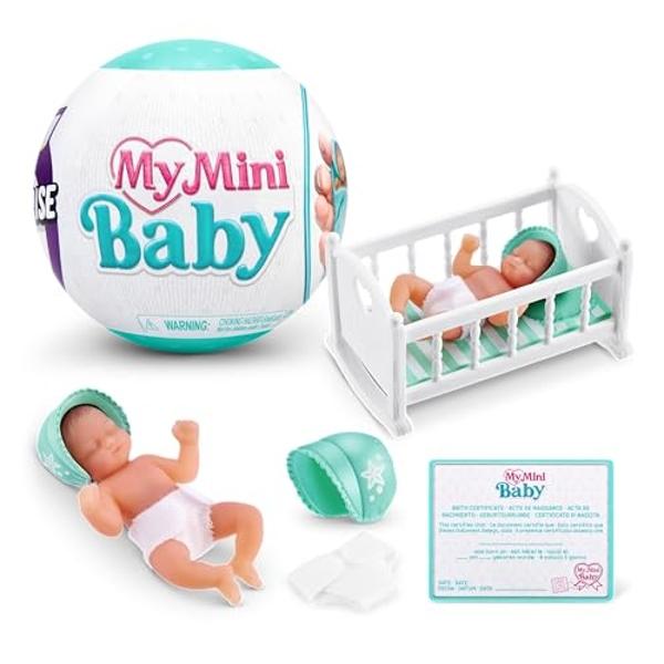 5 Surprise My Mini Baby Series 1 by ZURU, Collectible Mystery Capsule, Toy for Girls, Realistic Miniature Baby, Playset and Accessories