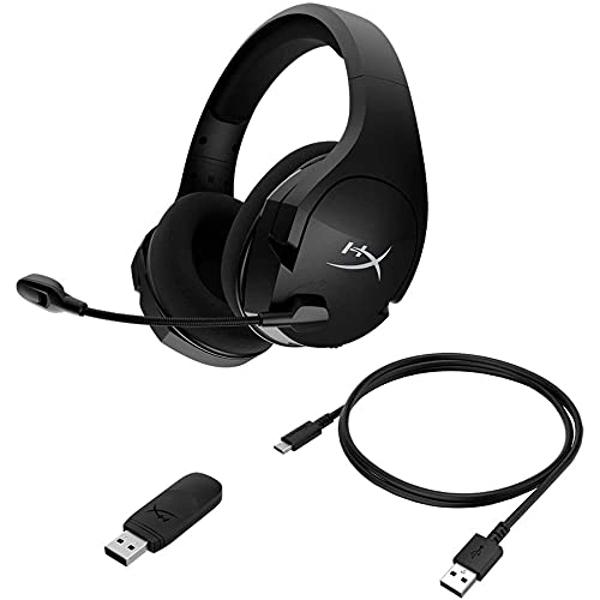 HyperX Cloud Stinger Core – Wireless Lightweight Gaming Headset, DTS Headphone:X spatial audio, Noise Cancelling Microphone, For PC, Black