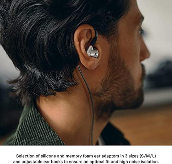 Sennheiser IE 900 Audiophile in-Ear Monitors - TrueResponse Transducers with X3R Technology for Balanced Sound, Detachable Cable with Flexible Ear Hooks, Includes Balanced Cables, 
