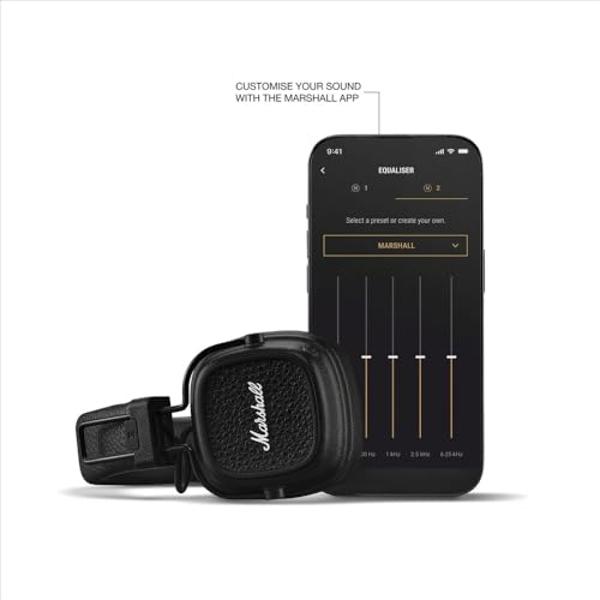 Marshall Major V On-Ear Bluetooth Headphone, Black