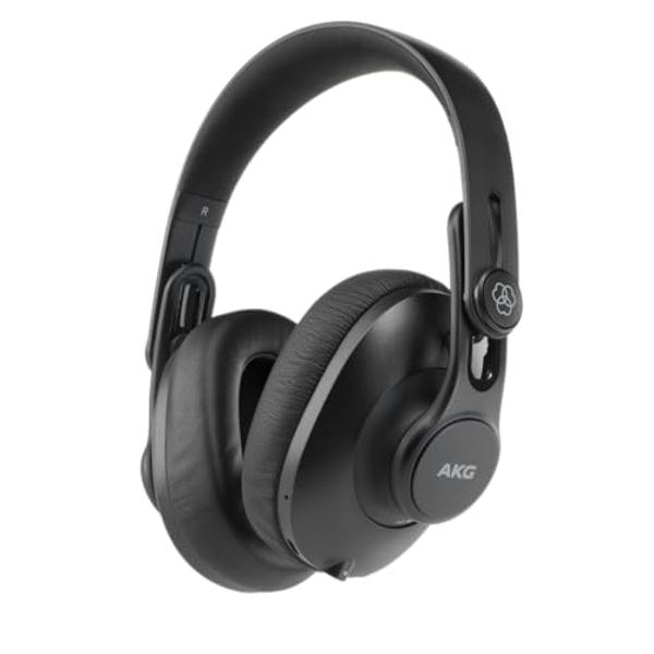 AKG Pro Audio K361BT Bluetooth Wireless or Wired, Over-Ear, Closed-Back, Light Weight, Foldable, Professional Recording Studio Headphones, Studio Monitor Mixing, Podcast, DJ Stereo