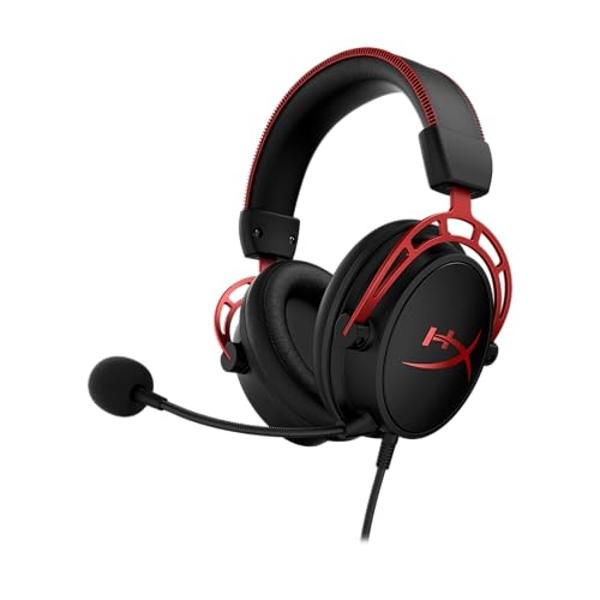 HyperX Cloud Alpha - Gaming Headset, Dual Chamber Drivers, Legendary Comfort, Aluminum Frame, Detachable Microphone, Works on PC, PS4, PS5, Xbox One/ Series X|S, Nintendo Switch an