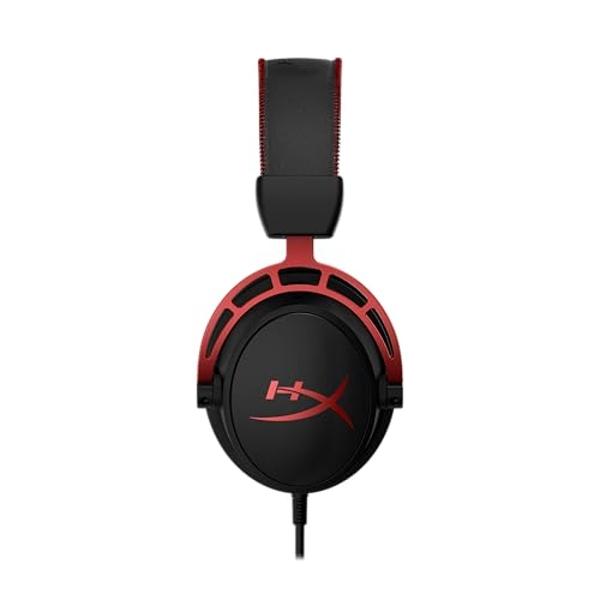 HyperX Cloud Alpha - Gaming Headset, Dual Chamber Drivers, Legendary Comfort, Aluminum Frame, Detachable Microphone, Works on PC, PS4, PS5, Xbox One/ Series X|S, Nintendo Switch an