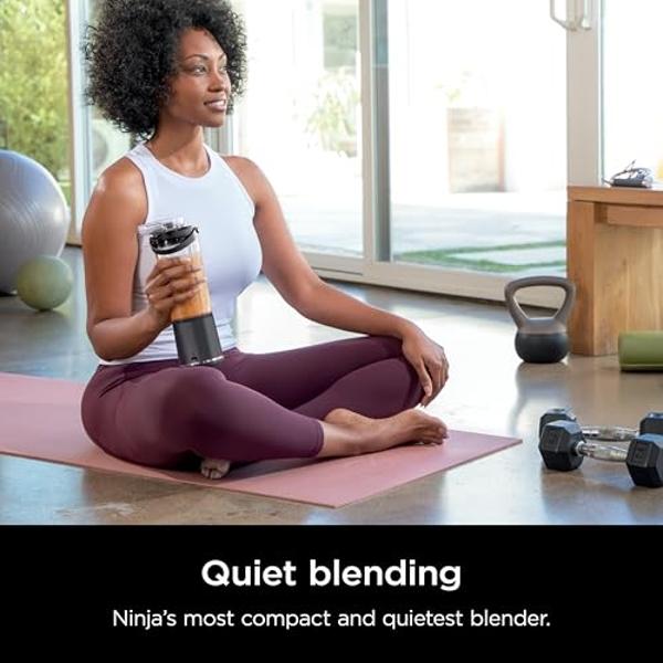 Ninja Blast Portable Blender, Cordless, 18oz. Vessel, Personal Blender For-Shakes and Smoothies, BPA Free, Leakproof-Lid and Sip Spout, USB-C Rechargeable, Dishwasher Safe, Metalli