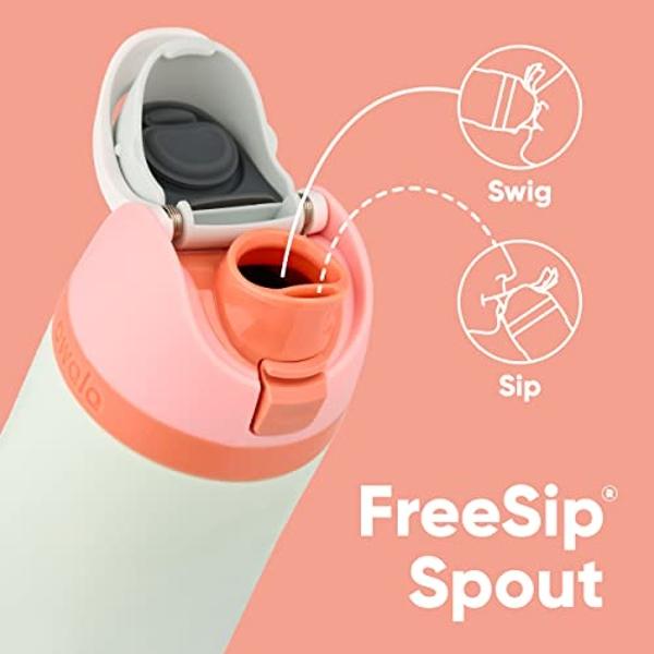 Owala FreeSip Insulated Stainless Steel Water Bottle with Straw for Sports, Travel, and School BPA-Free Sports Water Bottle, 40 oz, Denim