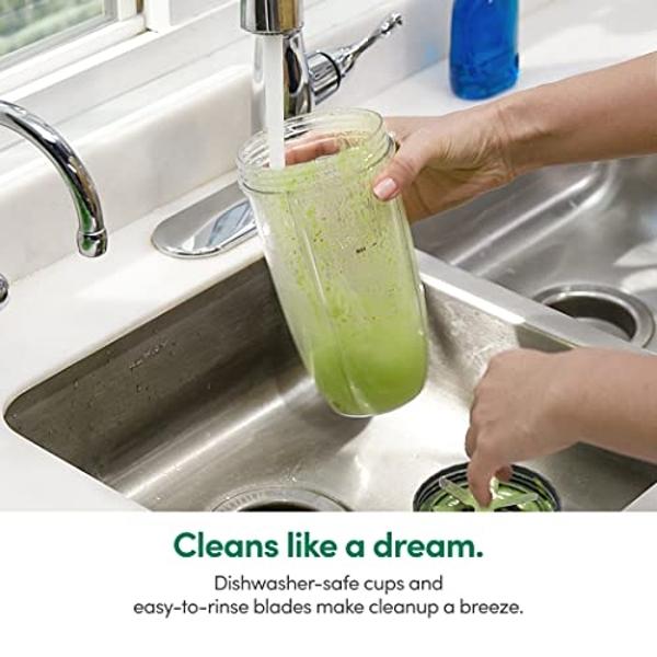 OVENTE Immersion Hand Blender, 300W Electric Handheld Portable Stick Mixer with 2 Mixing Speed and Stainless Steel Blades for Effortless Blending Smoothies, Shakes, Puree or Baby F