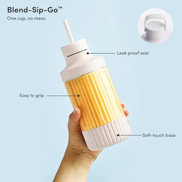 Ninja Blast Portable Blender, Cordless, 18oz. Vessel, Personal Blender For-Shakes and Smoothies, BPA Free, Leakproof-Lid and Sip Spout, USB-C Rechargeable, Dishwasher Safe, Metalli