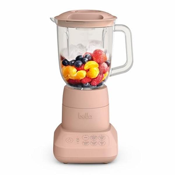 Hamilton Beach Portable Blender for Shakes and Smoothies with 14 Oz BPA Free Travel Cup and Lid, Durable Stainless Steel Blades for Powerful Blending Performance, Red (51101RV)