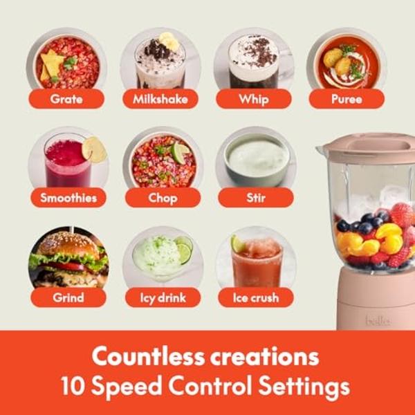 Ninja Blender, For-Smoothies, Salsa, Shakes, Slush, and-Frozen Drinks, Blender, Pitcher, and-Lid, Blender for-Kitchen, Crushes Ice, Fruit, and-Veggies, 1000-Watt, Dishwasher Safe, 