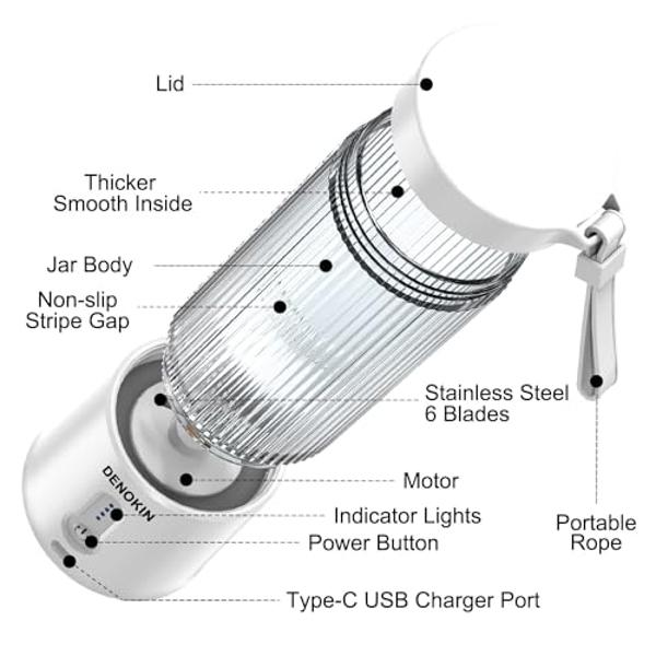 Powerful Immersion Blender, Electric Hand Blender 500 Watt with Turbo Mode, Detachable Base. Handheld Kitchen Blender Stick for Soup, Smoothie, Puree, Baby Food, 304 Stainless Stee