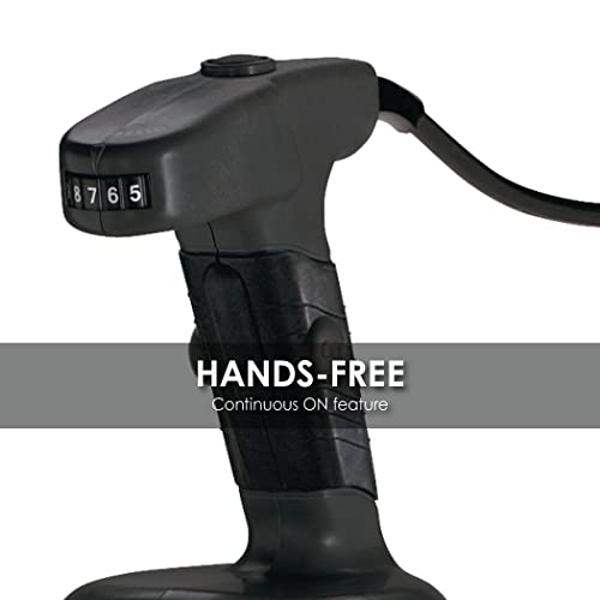 Elite Gourmet Electric Immersion Hand Blender, Mixer, Chopper, 1-Touch Control Multi Purpose Hand Blender Stick, Mixer, Chopper, 150 Watts One-Touch Control For Soups, Sauces, Baby