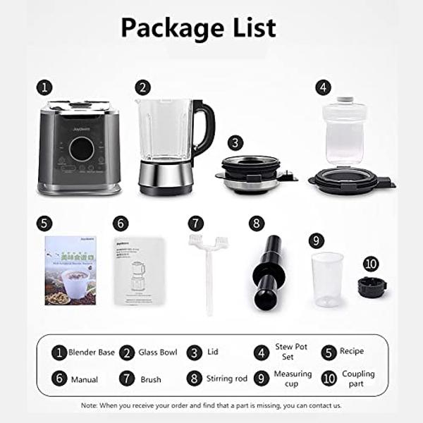 Zulay 4-in-1 Immersion Stick Mixer Hand Blender - 800 Watts, 12 Speeds, 5-ft Power Electric Cord, Handheld Portable, Stainless Steel Blades - With Whisk, Frother & Stick Blender At