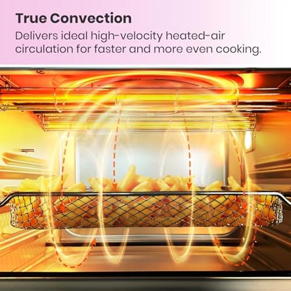 Ninja Flip Toaster Oven&Air Fryer, 8-in-1 Functionality, Flip Up&Away Capability for Storage Space, LargeCapacity, Air Fry Basket, SheetPan, Wire Rack&Removable Crumb Tray, Stainle