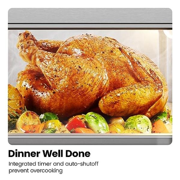 CHEFMAN 2 Qt Mini Air Fryer – Digital Space-Saving Compact Air Fryer with Nonstick and Dishwasher Safe Basket, Quick & Easy Meals in Minutes, Features Digital Timer and Shake Remin