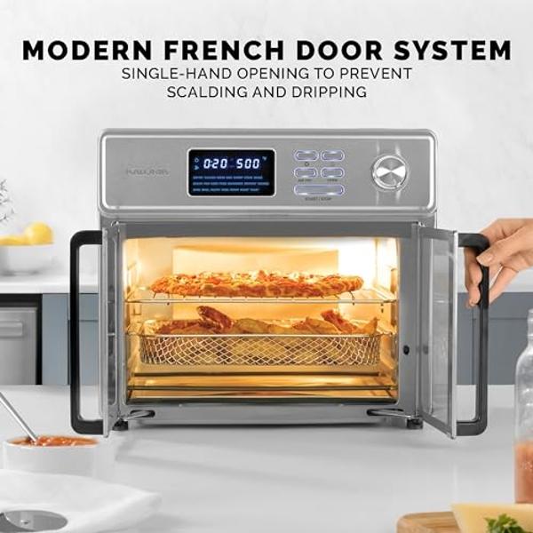 DASH Tasti-Crisp™ Electric Air Fryer Oven, 2.6 Qt., White – Compact Air Fryer for Healthier Food in Minutes, Ideal for Small Spaces - Auto Shut Off, Digital, 1000-Watt