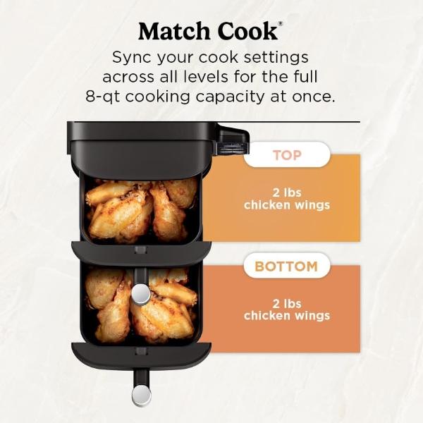 Ninja Air Fryer Pro XL 6-in-1 with 6.5 QT Capacity, Max Crisp, Air Fry, Air Roast, Bake, Reheat, Dehydrate, Max Crisp Technology with 450F, Nonstick Basket & Crisper Plate, Grey, A