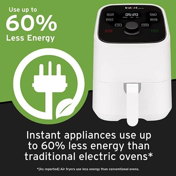 CRUX x Marshmello 3.0 QT Digital Air Fryer with TurboCrisp Technology, Touch Screen Temperature Control, Timer and Auto Shut-off, Fully Programmable, Silicone Cupcake Molds Include