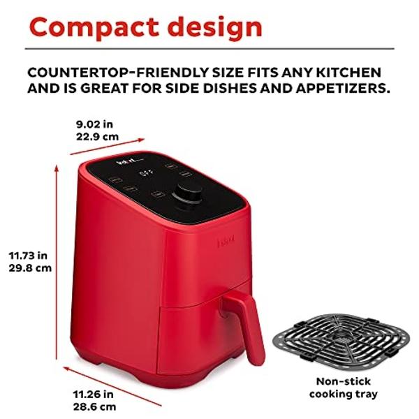 Elite Gourmet EAF1121BG Personal 1.1 Qt. Compact Space Saving Electric Hot Air Fryer Oil-Less Healthy Cooker, Timer & Temperature Controls, 1000W