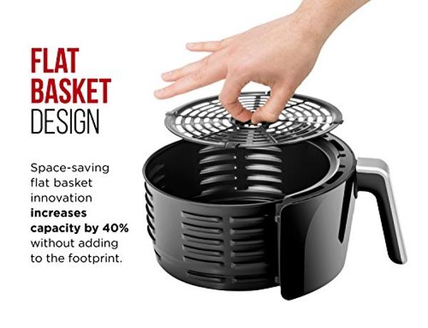 Nuwave Brio Air Fryer Oven, 15.5Qt X-Large Family Size, SS Rotisserie Basket &Skewer-Kit, Reversible Ultra Non-Stick Grill/Griddle Plate, Powerful 1800W, Integrated Smart Thermomet