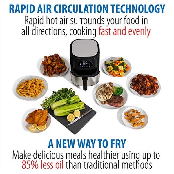 Ninja FT102CO Foodi 9-in-1 Digital Air Fry Oven Air Fry, Air Roast, Air Broil, Bake, Bagel, Toast, Dehydrate, Keep Warm, and Reheat, Stainless Steel (Renewed)
