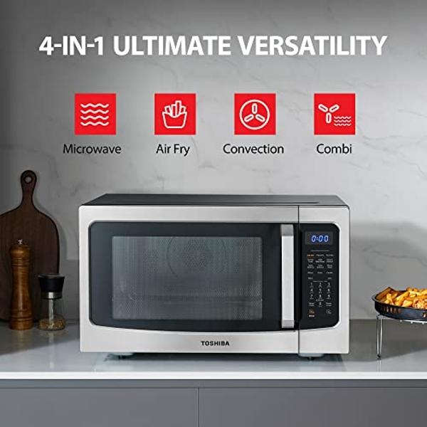 Panasonic Countertop Microwave Oven with Genius Sensor Cooking, Quick 30sec, Popcorn Button, Child Safety Lock and 1100 Watts of Cooking Power - NN-SU656B - 1.3 cu. ft (Black)