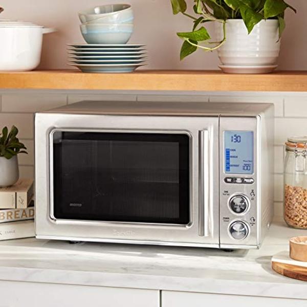 FRIGIDAIRE 1.1 Cu Ft Stainless Steel Countertop Microwave Oven, Multi Function, Programmable, 1000W, residential kitchen, Stainless