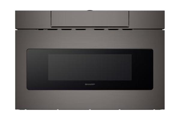 Sharp SMD2470AH 24" Microwave Drawer with 1.2 cu. ft. Capacity in Black Stainless Steel