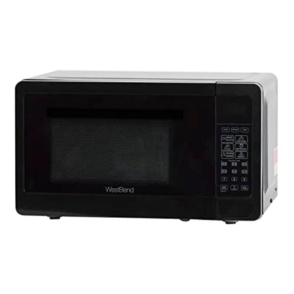 West Bend Microwave Oven 700-Watts Countertop Compact Footprint with 6 ...