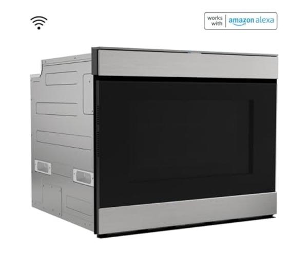 24 Inch Smart Convection Microwave Drawer with 1.4 Cu. Ft. Capacity, Air Fry, Convection Speed Cook, Stainless Steel Interior, Dual Convection Fans, Wi-Fi,