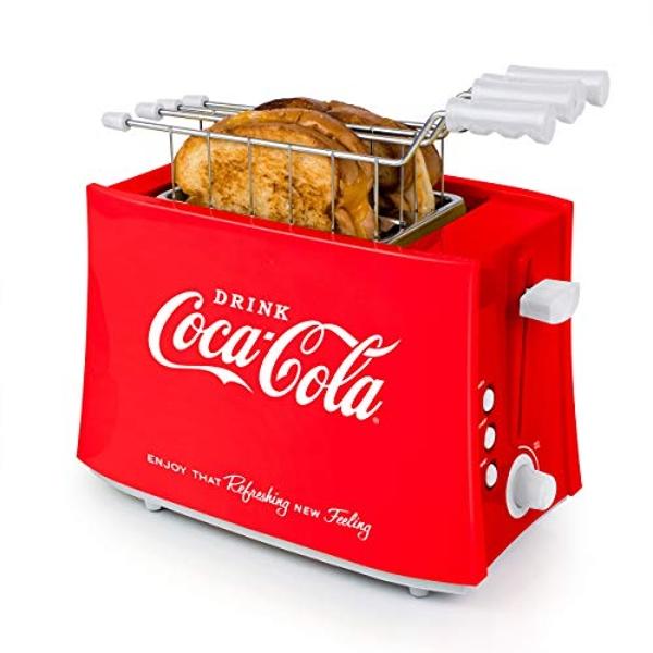 Nostalgia Coca-Cola Grilled Cheese Toaster with Easy-Clean Toaster ...