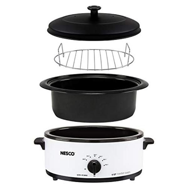 Sunvivi Electric Roaster, Roasting Oven with Self-Basting Lid Removable Pan, 20 Quart Turkey Roaster Oven with 150 to 450F Temperature Control Cool-Touch Handles, Blue