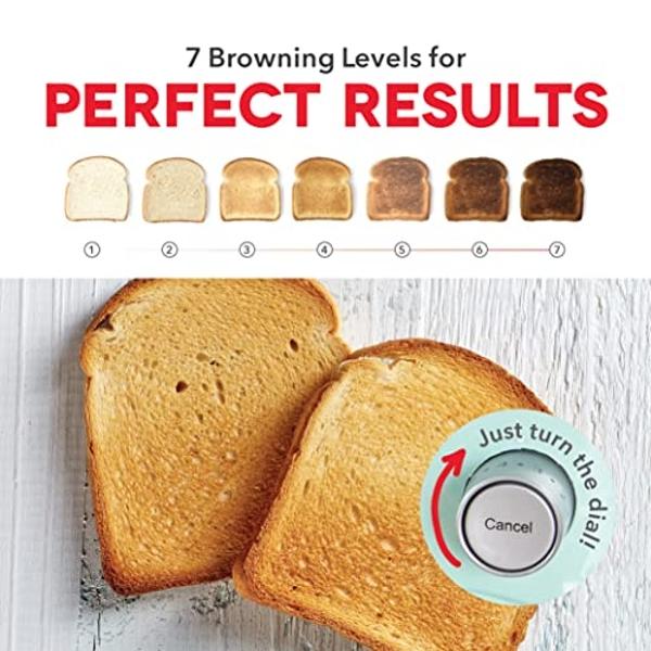 DASH Clear View Toaster: Extra Wide Slot Toaster with See Through Window - Defrost, Reheat + Auto Shut Off Feature for Bagels, Specialty Breads & other Baked Goods - Grey