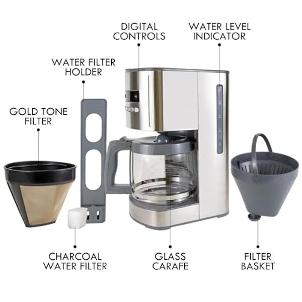 Technivorm Moccamaster 79318 KBGT thermal Carafe 10-Cup Coffee Maker 40 Ounce, Off-White 1.25l