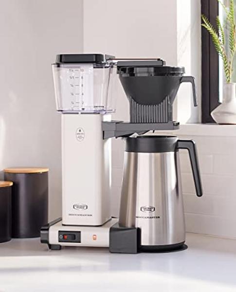 Technivorm Moccamaster 79318 KBGT thermal Carafe 10-Cup Coffee Maker 40 Ounce, Off-White 1.25l