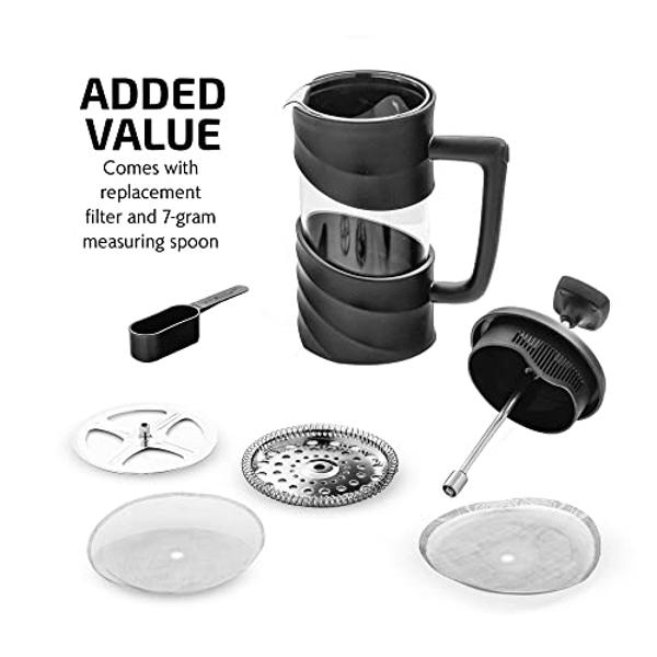 OXO Brew 9 Cup Stainless Steel Coffee Maker,Silver, Black