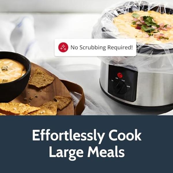 Triple Slow Cooker, 3 * 1.5 Quarts Buffet Servers and Warmers, 3 Pots Buffet Slow Cooker Adjustable Temp Lid Rests Stainless Steel Manual Silver for Parties Holidays Families